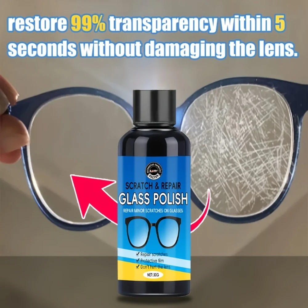 Glass Break Detector - Fast Glass Scratch Remover - 30G