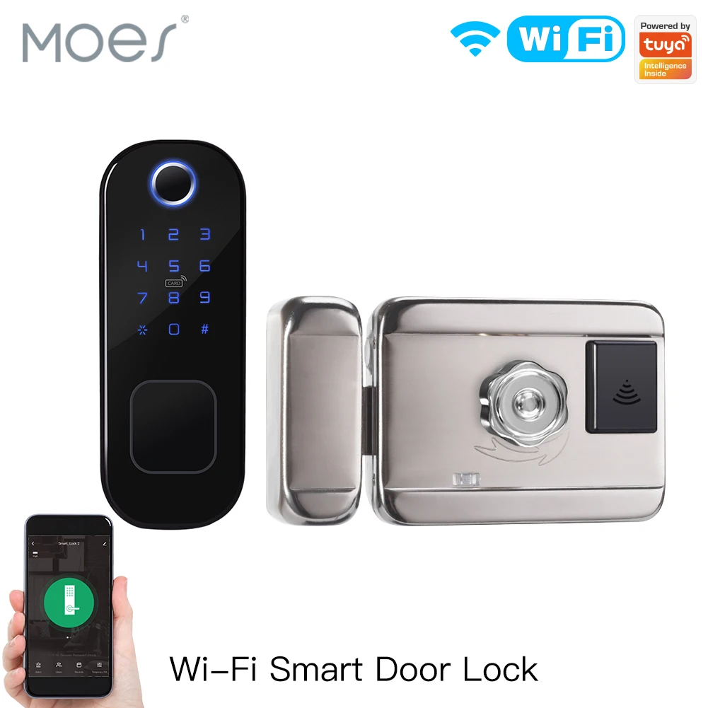 Home Security Ideas - MOES WiFi Tuya Thông Minh Khóa