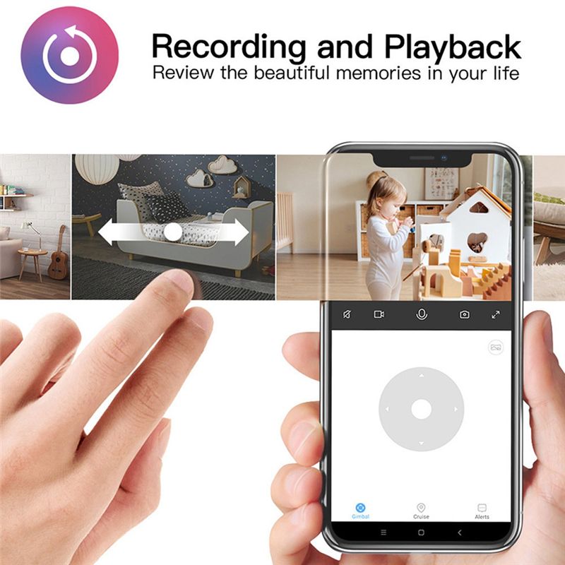Home Security Essential - Essential Indoor Wifi Tuya Camera, Baby