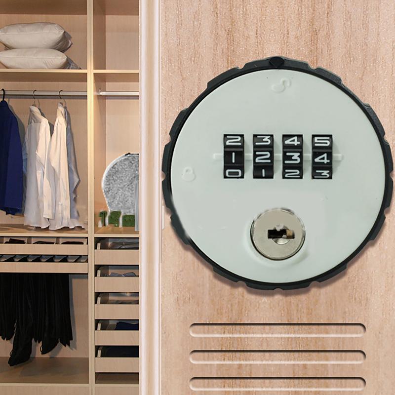 Home Security Number - Keyed Drawer Lock 4 Number Digital