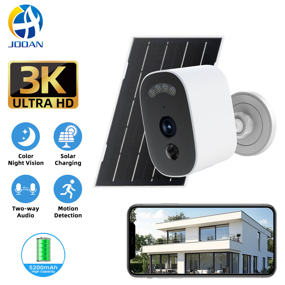 Home Security Ideas - Jooan 3K HD Solar Security Camera