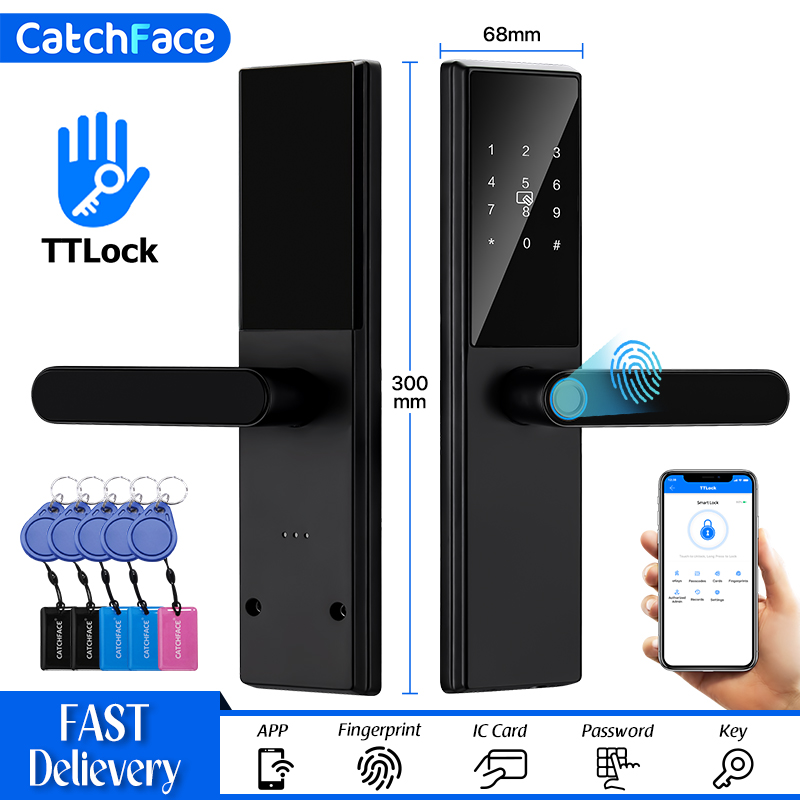 Home Security Essential - Bluetooth Fingerprint Door Lock TTLock App