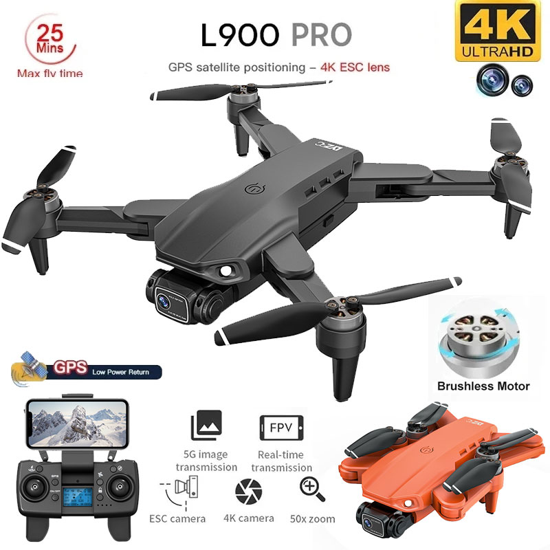 Home Security Cameras Outdoor - L900 Pro GPS Drone 4K Professional