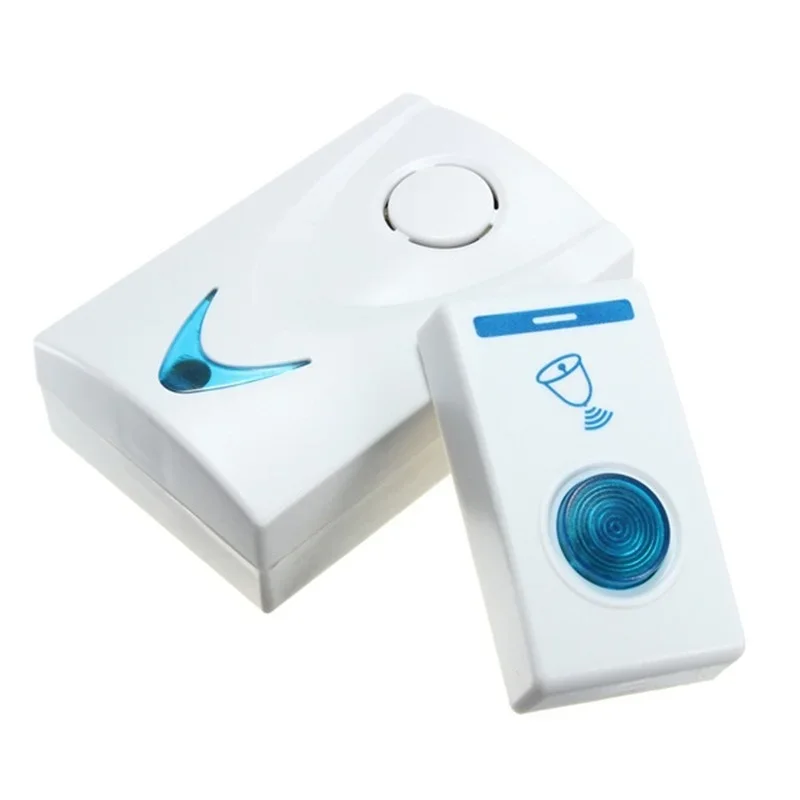 Home Security Ring - Wireless Doorbell LED 2 Button 3