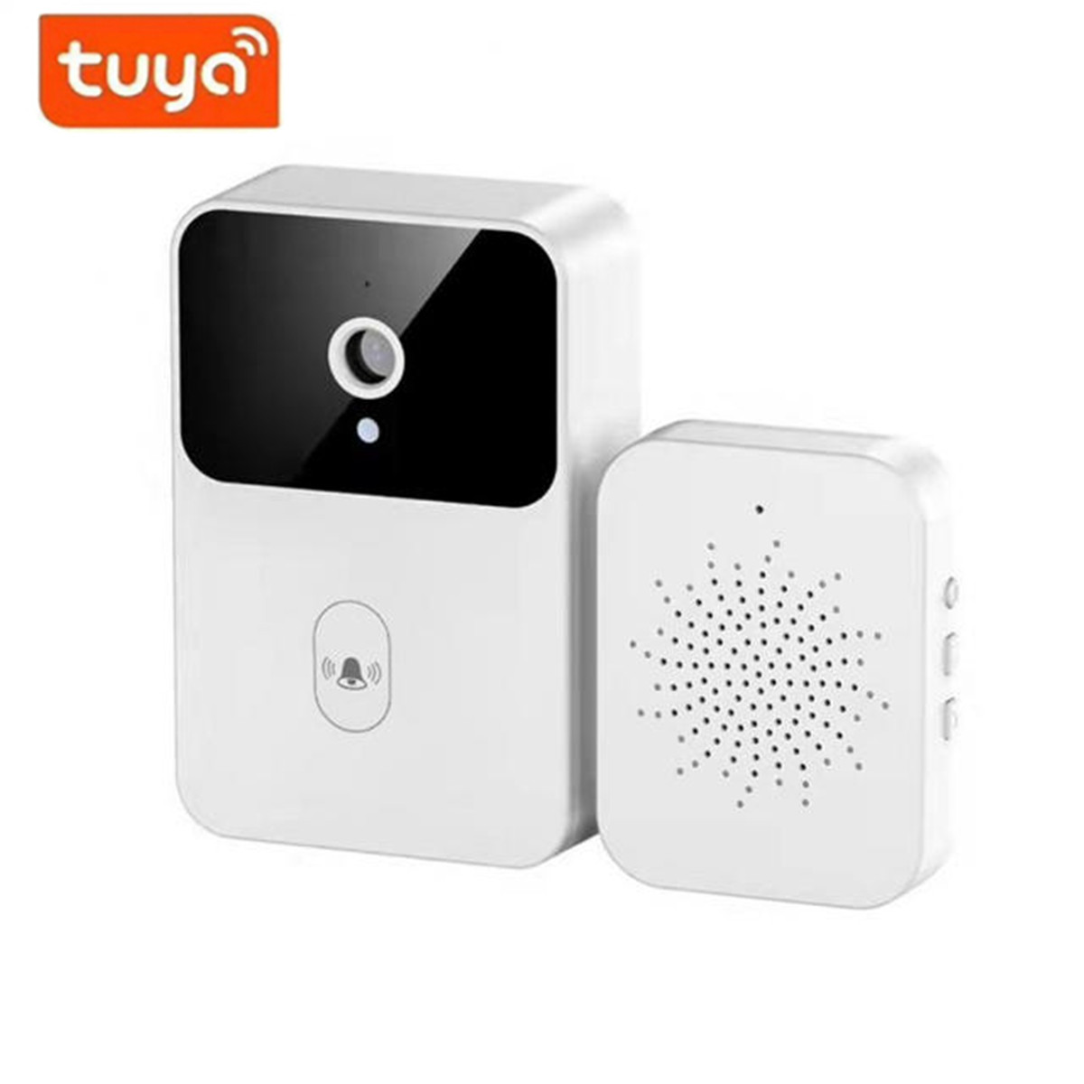 Home Security Cameras Wireless - Wireless Doorbell WiFi Tuya Outdoor HD