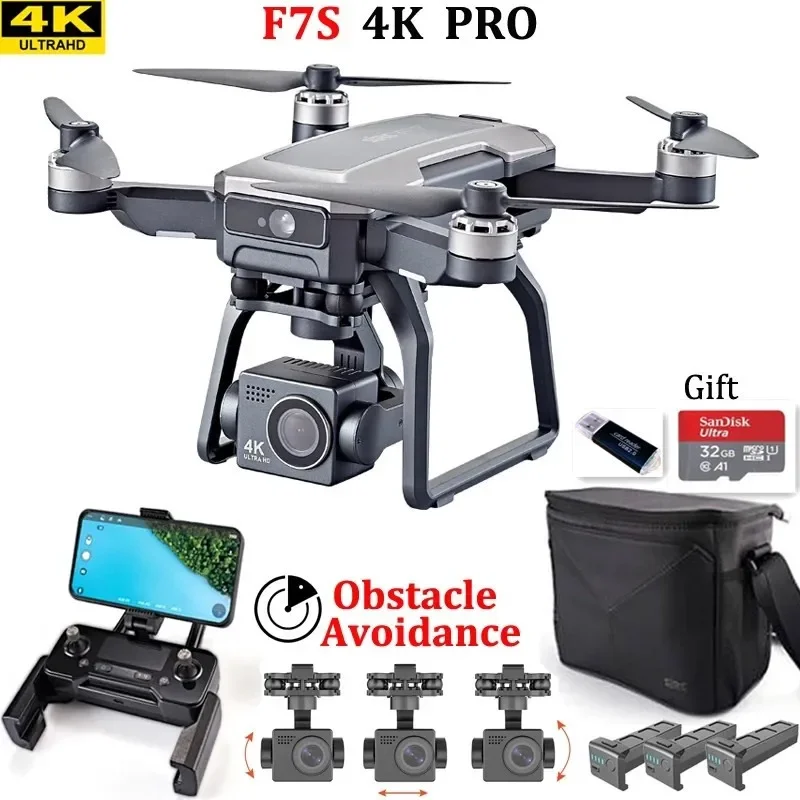 Home Security Cameras Outdoor - SJRC F7s 4K PRO Drone 4K