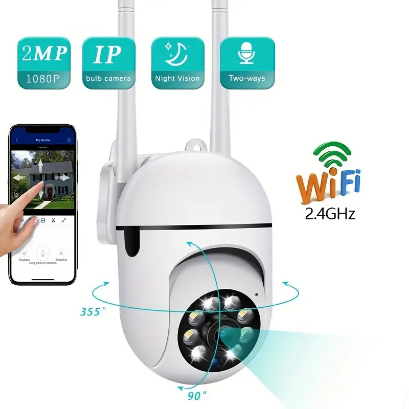 Home Security Premium Eset - 3MP 2.4G WiFi Camera Home PTZ