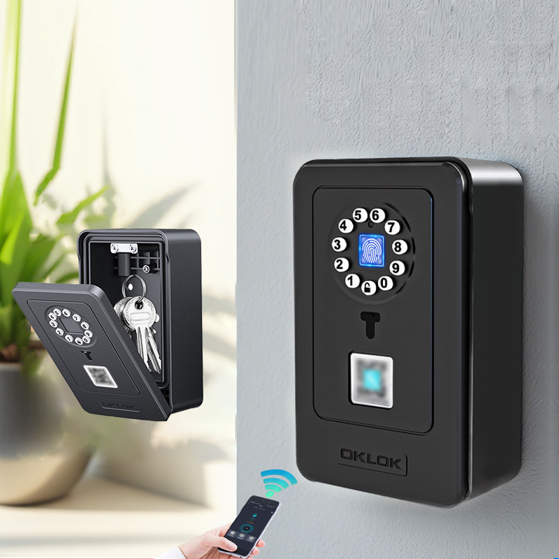 Home Security Safe - Intelligent Padlock Hang Design Password Storage