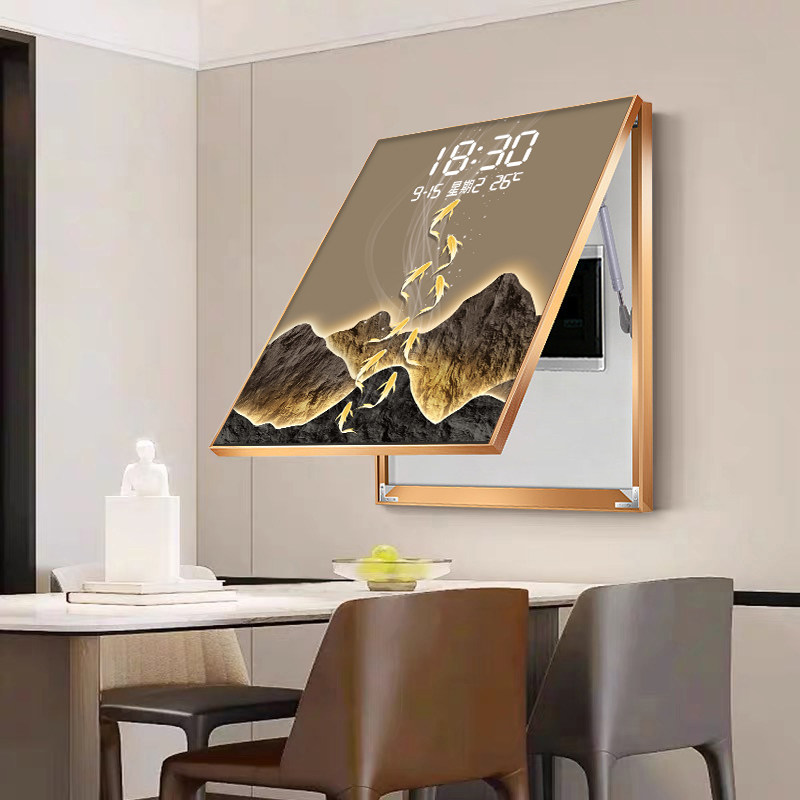 Home Security Number - xx- Light Numbers Wall Clock Security