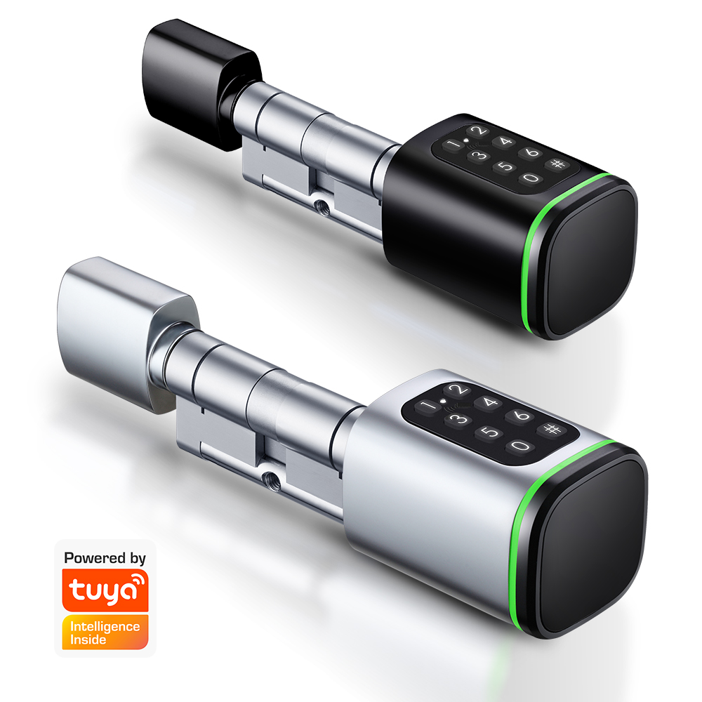 Home Security Ideas - Smart Cylinder Lock Tuya 60-90mm Electric