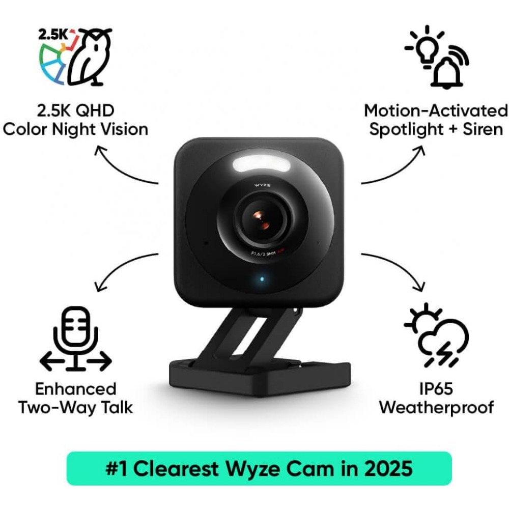 2.5K AI Security Camera, Indoo - đánh giá và giá Home Security Cameras No Subscription