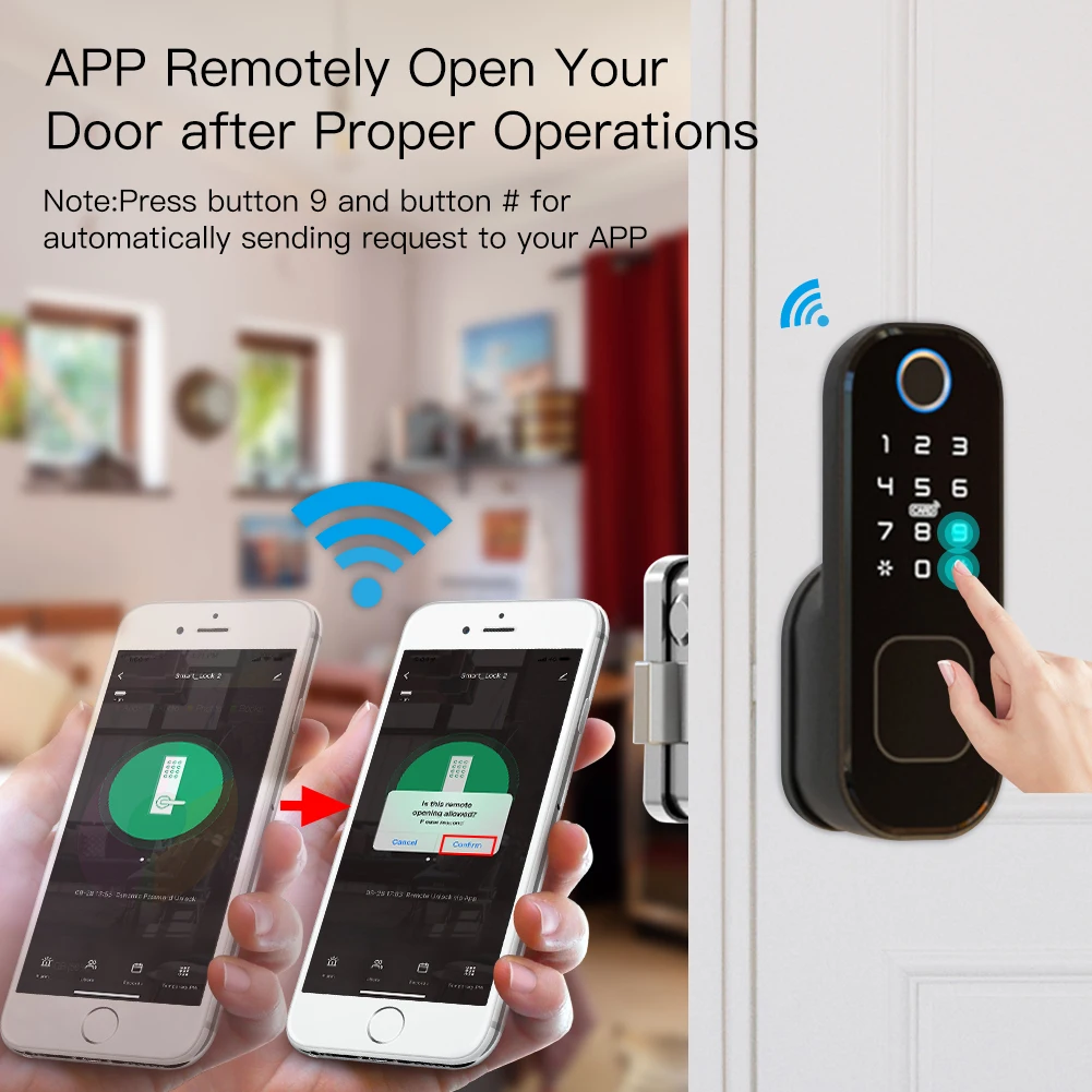 MOES WiFi Tuya Thông Minh Khóa - đánh giá và giá Home Security Ideas