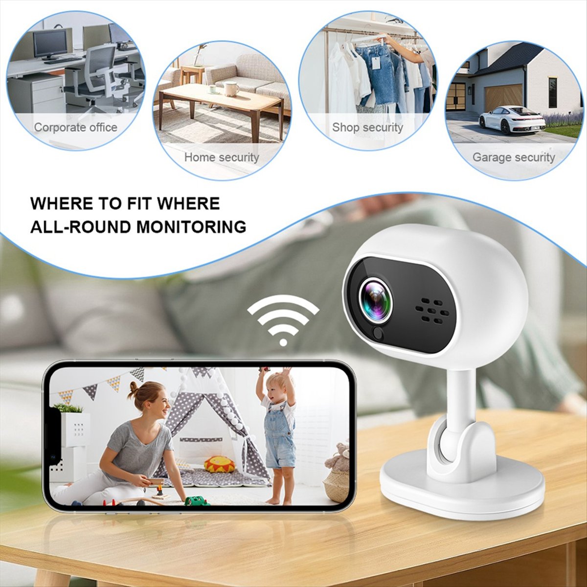 A4 1080P Smart Mini Wifi IP Ca - đánh giá và giá Home Security Cameras Wireless