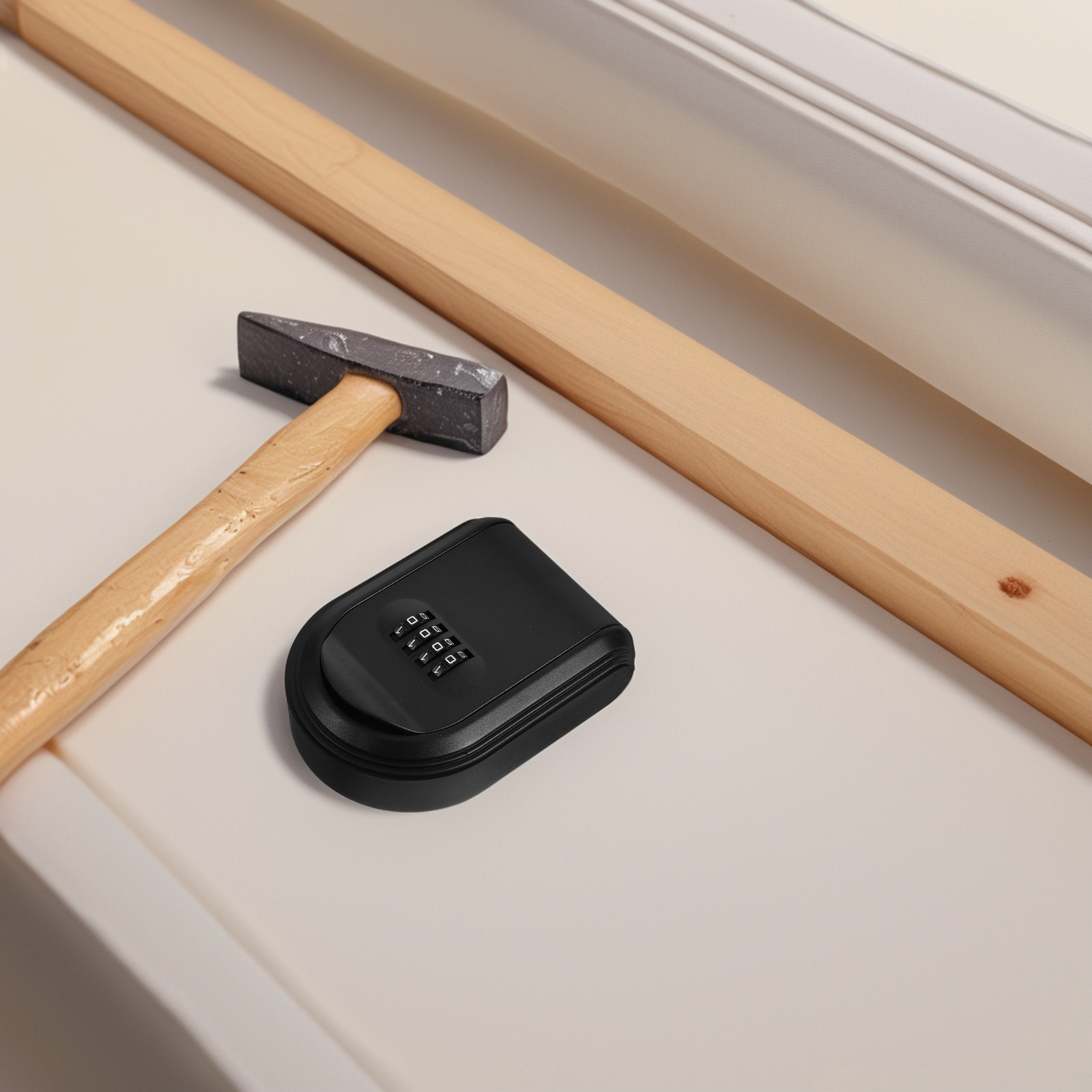 Wall Mounted Key Lock Box Blac - đánh giá và giá Home Security Officer