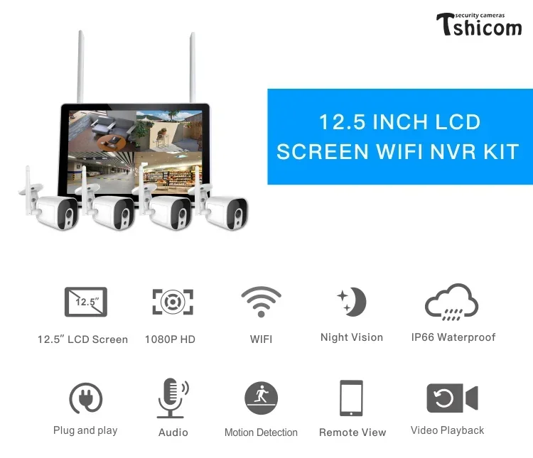 TUYA Smart Wi-Fi 4CH NVR Kit 1 - đánh giá và giá Home Security Cameras Wireless