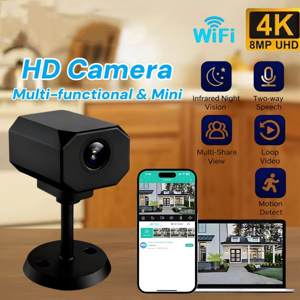 4K HD WiFi Security Camera for - đánh giá và giá Home Security Adt