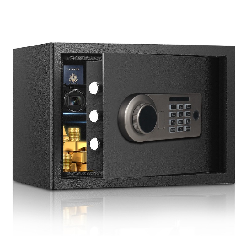 Electronic Password Safe 25cm  - đánh giá và giá Home Security Safe