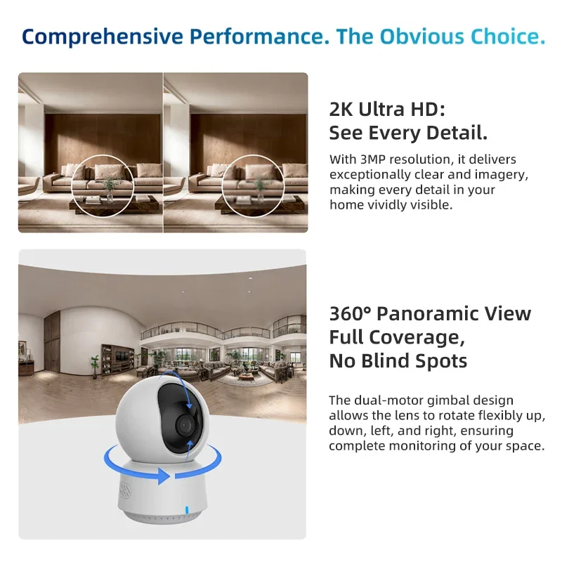 Original Aqara Smart Camera E1 - đánh giá và giá Home Security Adt