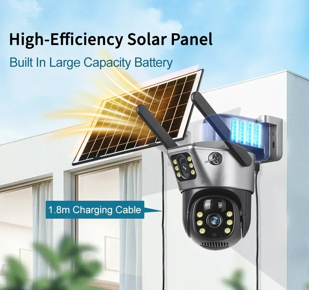 Tahlitech Solar Camera 4G Sim  - đánh giá và giá Home Security Cameras Wireless