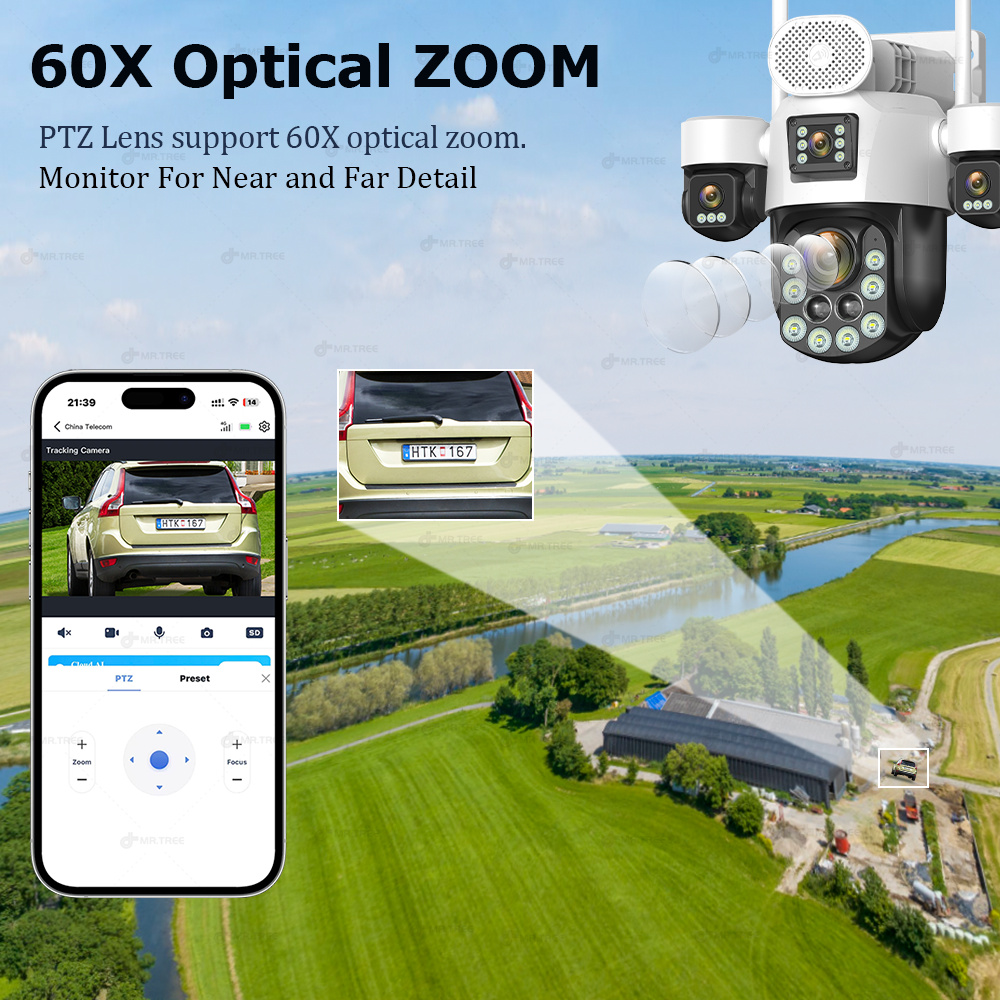 AOV Four Lens Outdoor Surveill - đánh giá và giá Home Security Ideas