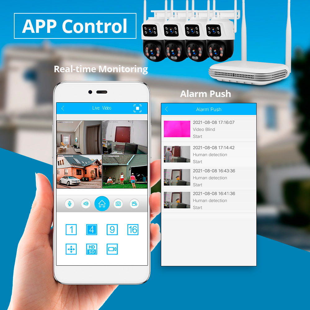 KERUI Waterproof 6MP HD Wirele - đánh giá và giá Home Security Ideas