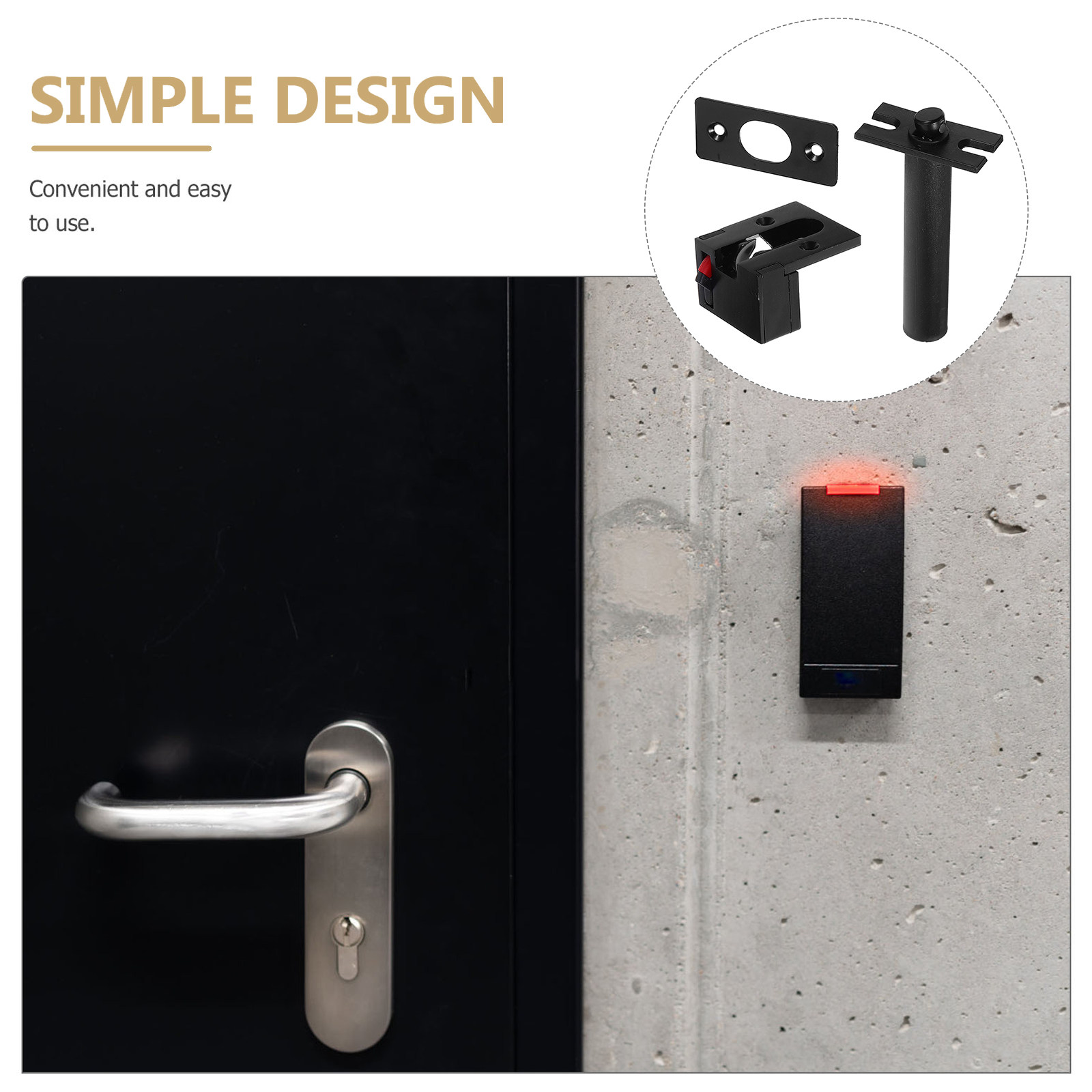 1Set Concealed Stainless Steel - đánh giá và giá Door Chain Guard