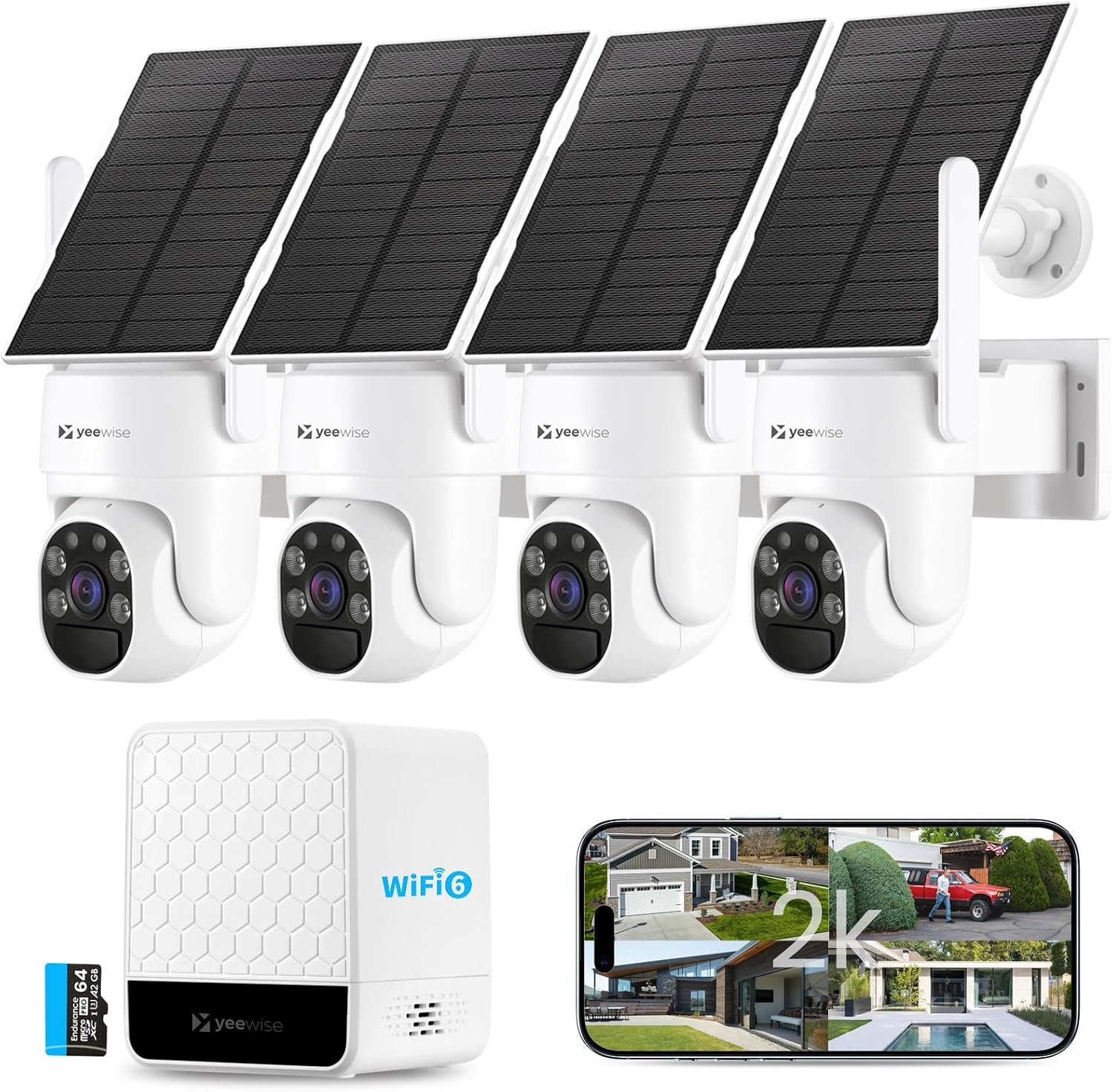 Wireless Outdoor Solar Securit - đánh giá và giá Home Security Cameras No Subscription