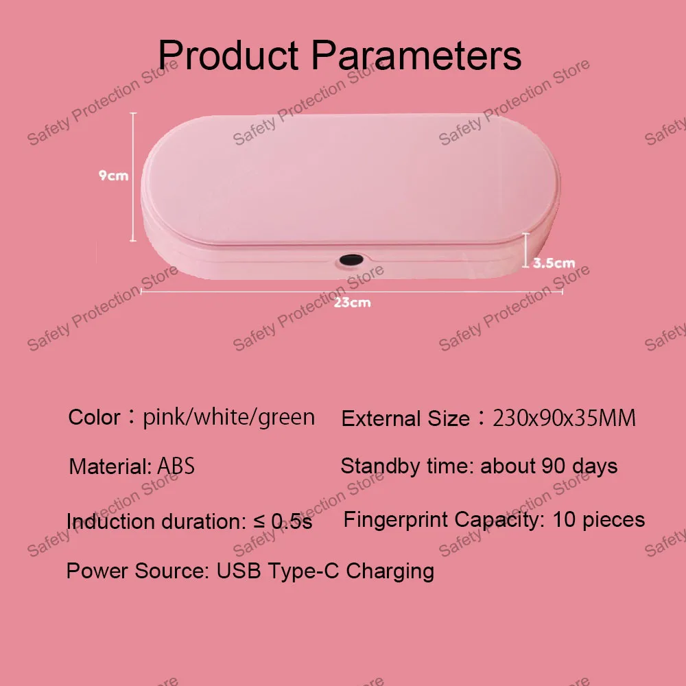 Fingerprint Storage Box Finger - đánh giá và giá Home Security Safe