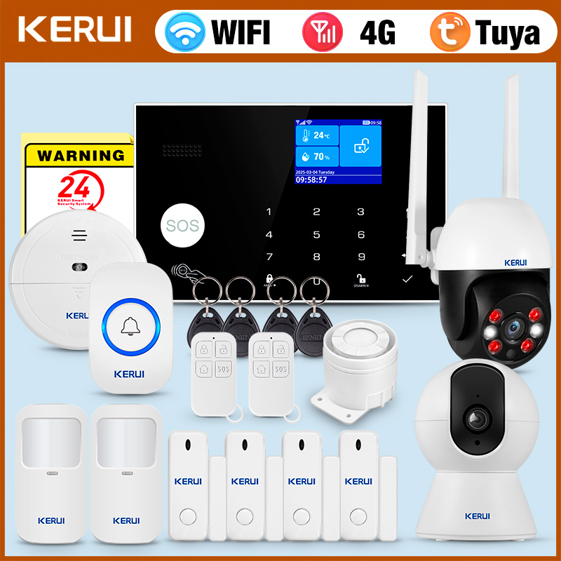 KERUI 4G Alarm with Doorbell R - đánh giá và giá Home Security Ring