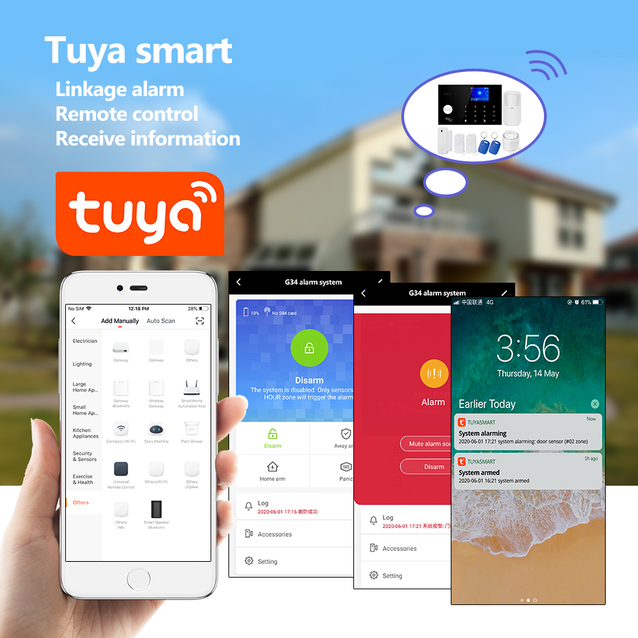KERUI 4G Alarm with Doorbell R - đánh giá và giá Home Security Ring