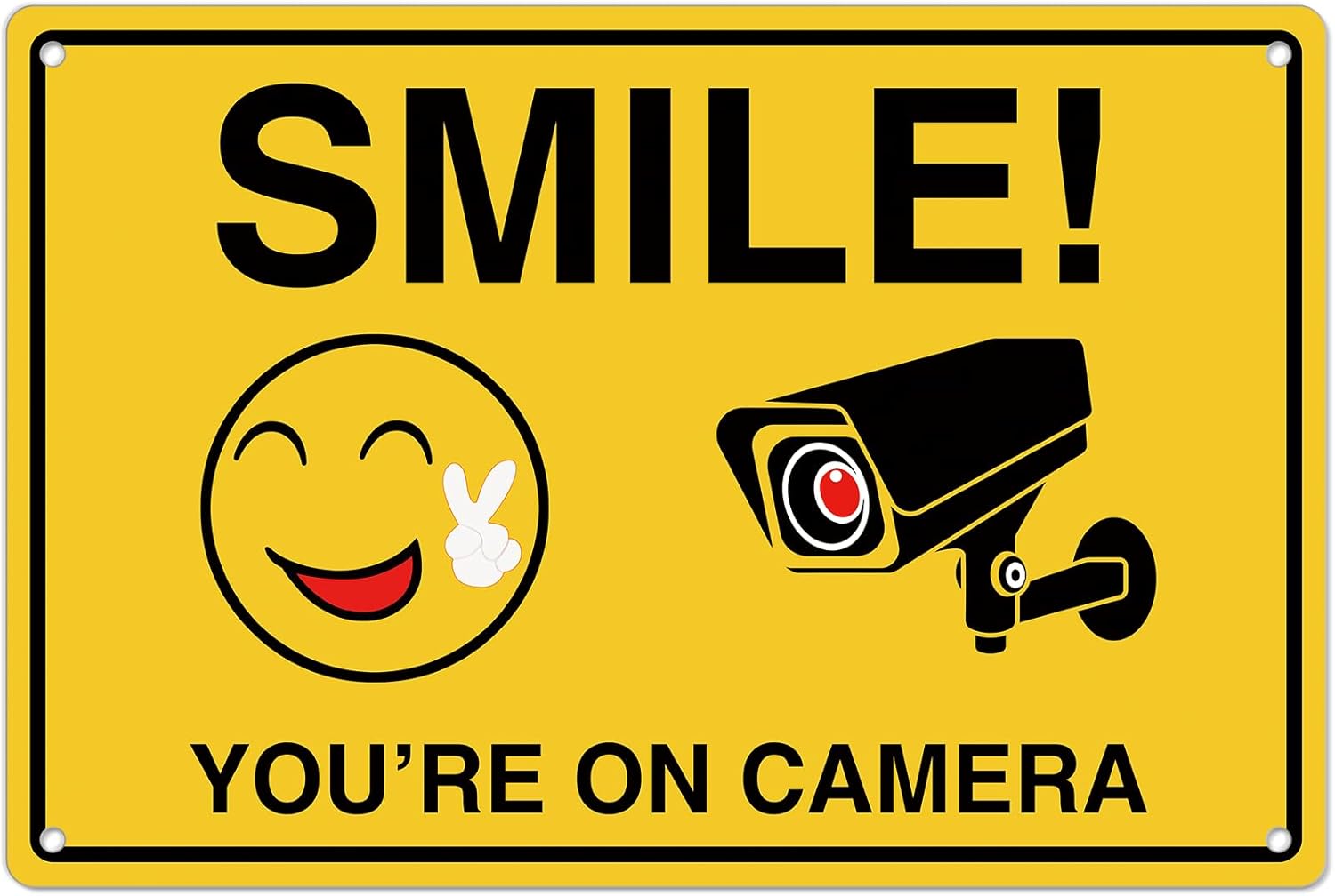 Smile Youre On Camera Signs ;  - đánh giá và giá Home Security Ideas