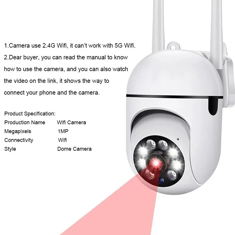 3MP 2.4G WiFi Camera Home PTZ  - đánh giá và giá Home Security Premium Eset