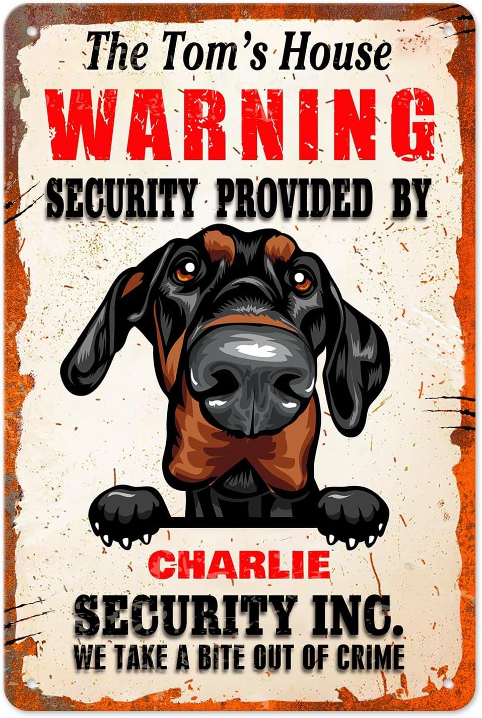 Personalized Funny Warning Sec - đánh giá và giá Home Security Providers
