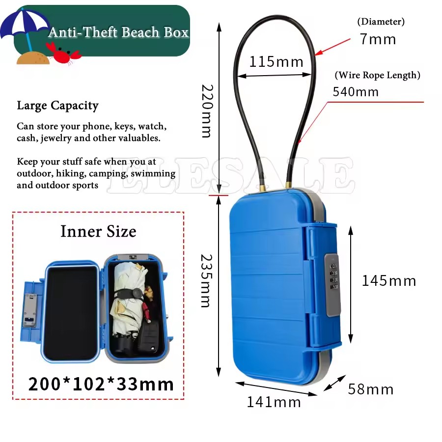 Creative Portable 4-digit Comb - đánh giá và giá Home Security Safe