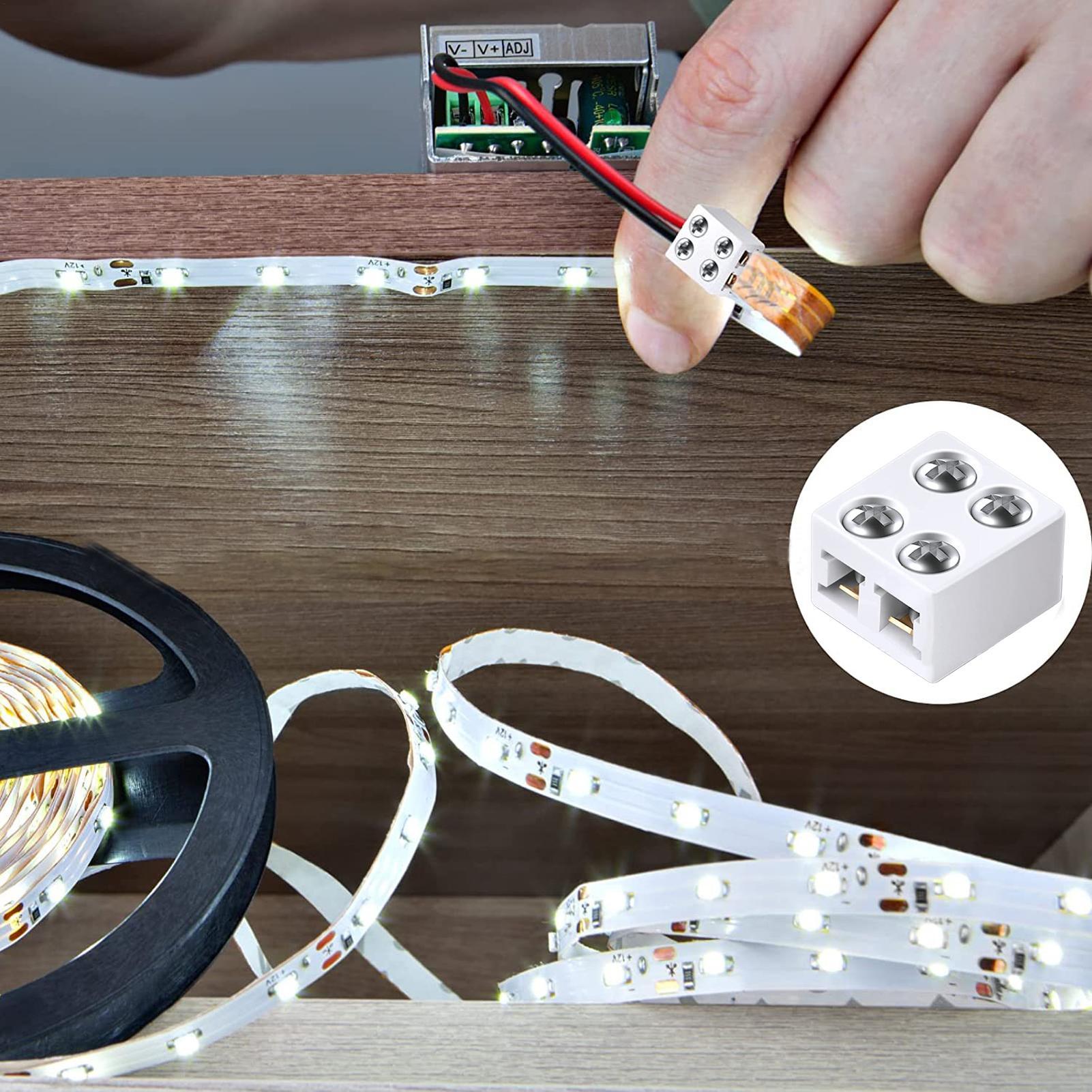 LED strip connectors 8mm solde - đánh giá và giá Home Security Providers