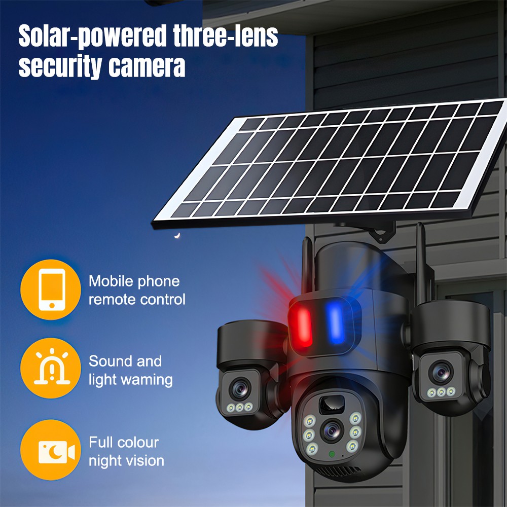 Solar WiFi PTZ Camera Outdoor  - đánh giá và giá Home Security Ideas