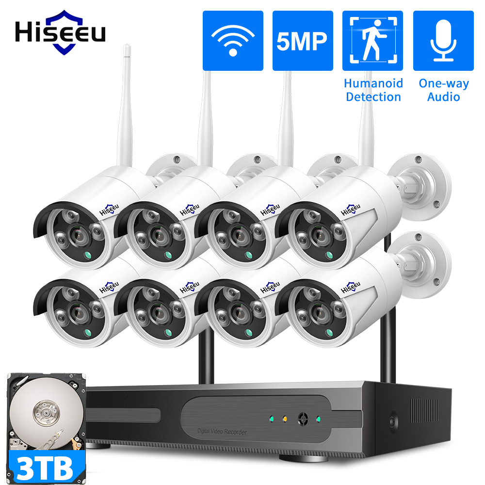 Hiseeu 3/5/8MP WiFi CCTV Camer - đánh giá và giá Home Security Cameras Wireless