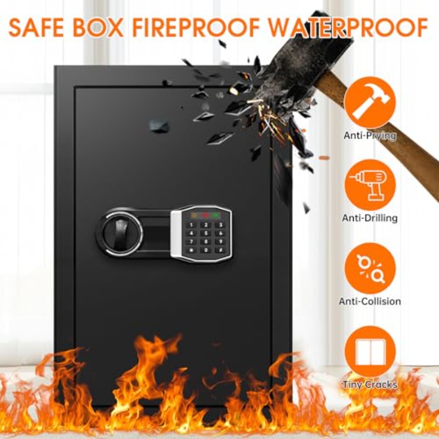 Home security safe: 3.4 cu ft  - đánh giá và giá Home Security Safe