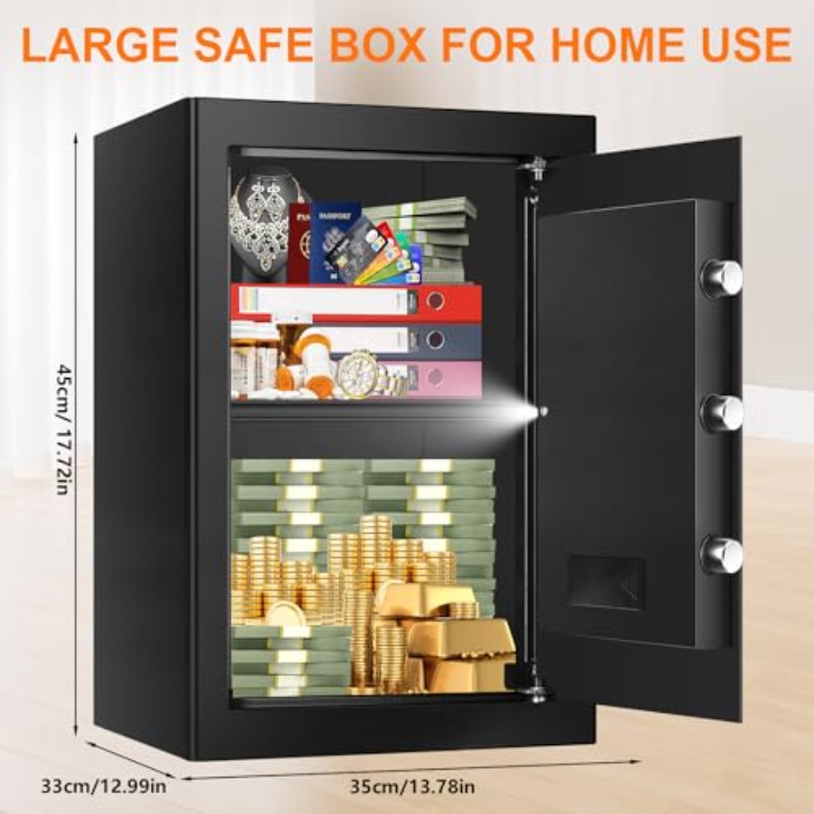 Home security safe: 3.4 cu ft  - đánh giá và giá Home Security Safe