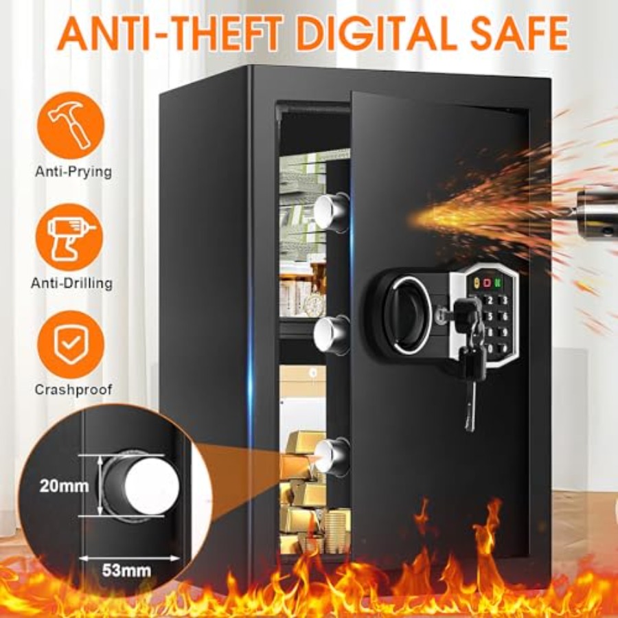 Home security safe: 3.4 cu ft  - đánh giá và giá Home Security Safe
