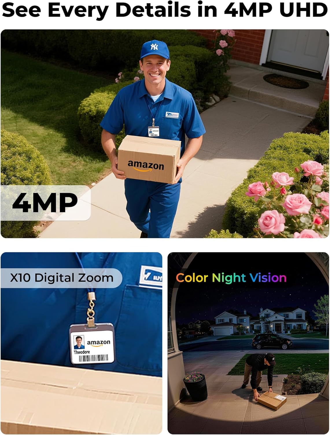 Solar Powered Wireless Outdoor - đánh giá và giá Home Security Cameras No Subscription