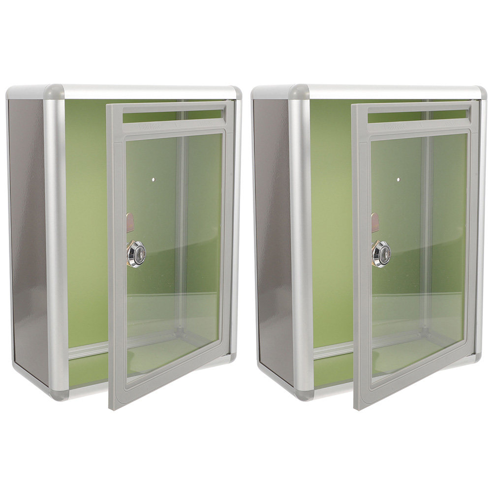 2Pcs Transparent Mail Box Meta - đánh giá và giá Home Security Officer