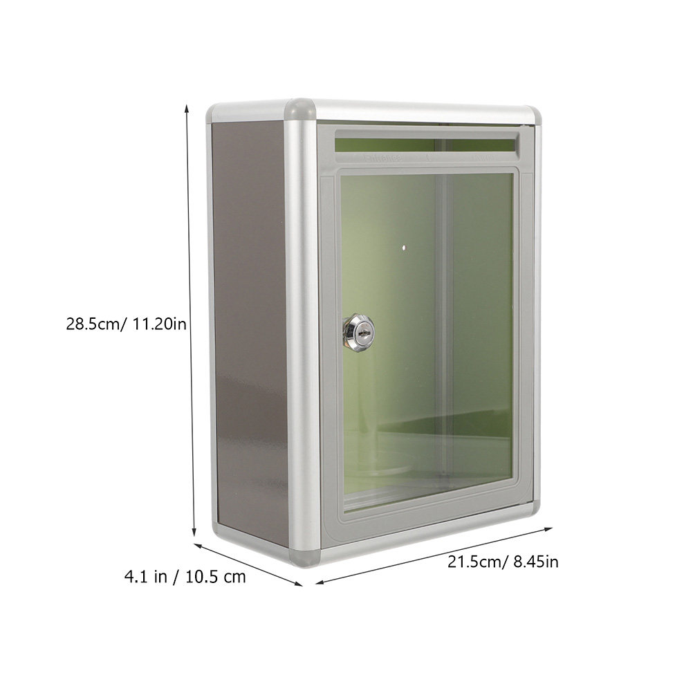 2Pcs Transparent Mail Box Meta - đánh giá và giá Home Security Officer
