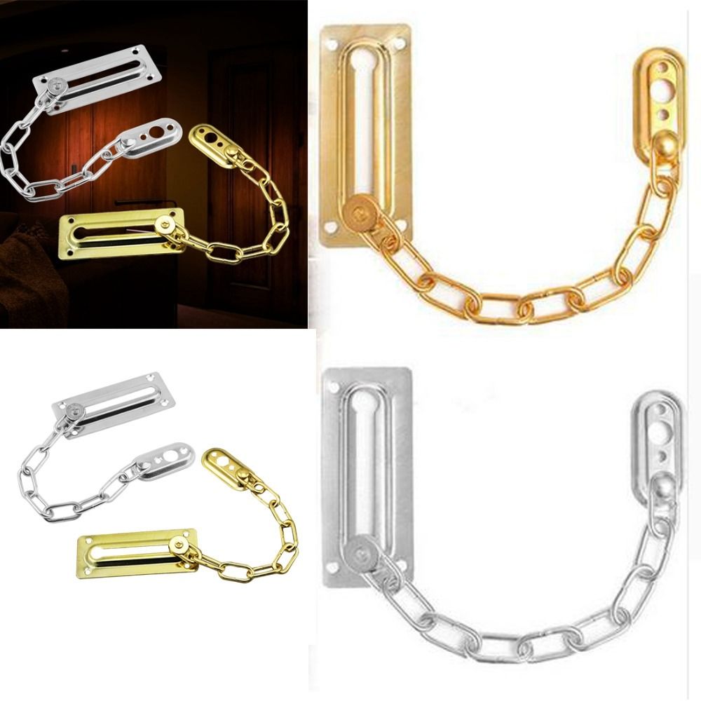 Polished Latch Door Lock Safet - đánh giá và giá Door Chain Guard